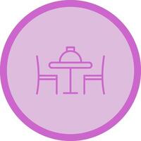 avondeten tafel ii vector icoon