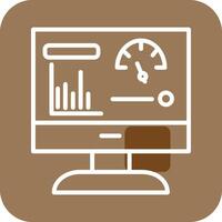 dashboard vector pictogram