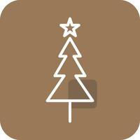 kerstboom vector pictogram