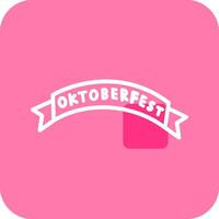 oktoberfeest banier vector icoon