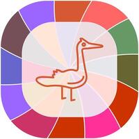 flamingo vector pictogram