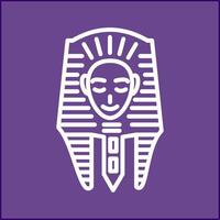 Egyptische gezicht vector icoon