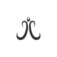 alfabet letters initialen monogram logo jc, cj, j en c vector