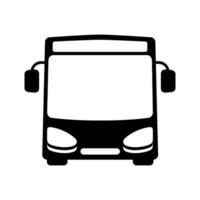 bus pictogram vector ontwerpsjabloon