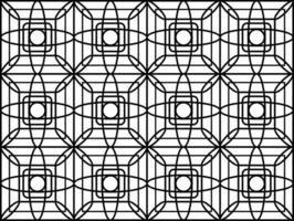 Arabisch meetkundig naadloos ornament patroon. monochroom abstract lijn structuur in Arabisch stijl. decoratief wijnoogst traliewerk achtergrond. abstract ornament voor kleding stof, inpakken. vector