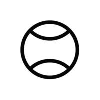 tennis bal icoon vector ontwerp sjabloon