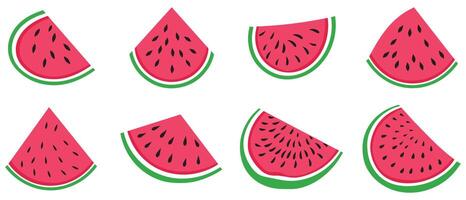 watermeloen voedsel icoon kleur geïsoleerd vector Aan wit achtergrond.