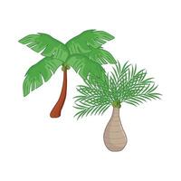 illustratie van palm boom vector