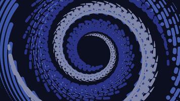 abstract spiraal stippel golvend lijn ronde urgentie twee kleur contrast achtergrond vector