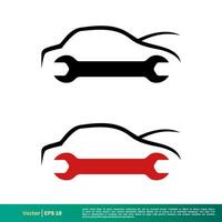 auto reparatie icoon vector logo sjabloon illustratie ontwerp. vector eps 10.