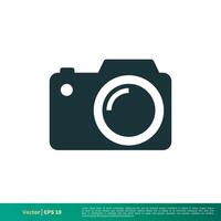 camera icoon vector logo sjabloon illustratie ontwerp. vector eps 10.