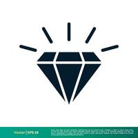 diamant ring icoon vector logo sjabloon illustratie ontwerp eps 10.