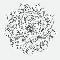 mandala. etnisch decoratief element. hand- getrokken achtergrond. Islam Arabisch Indisch poef motieven vector