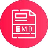 emb creatief icoon ontwerp vector