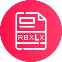 rbxlx creatief icoon ontwerp vector