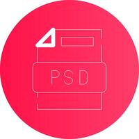 psd het dossier creatief icoon ontwerp vector