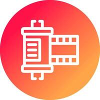 film rollen creatief icoon ontwerp vector