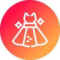 jurk creatief icoon ontwerp vector