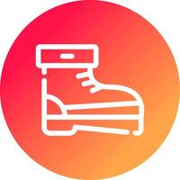 laarzen creatief icoon ontwerp vector