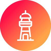 vuurtoren creatief icoon ontwerp vector