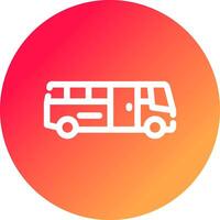 school- bus creatief icoon ontwerp vector