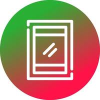 tablet creatief icoon ontwerp vector