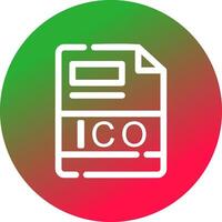 ico creatief icoon ontwerp vector