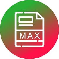 max. hoogte creatief icoon ontwerp vector