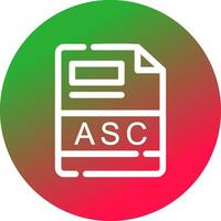 asc creatief icoon ontwerp vector