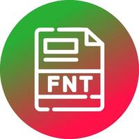 fnt creatief icoon ontwerp vector