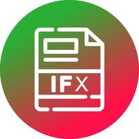 ifx creatief icoon ontwerp vector