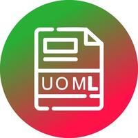 uoml creatief icoon ontwerp vector