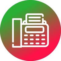 fax creatief icoon ontwerp vector