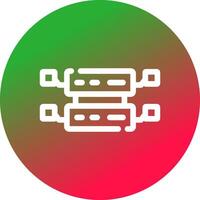 databank creatief icoon ontwerp vector