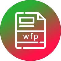 wfp creatief icoon ontwerp vector