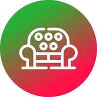 sofa creatief icoon ontwerp vector