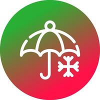 paraplu creatief icoon ontwerp vector