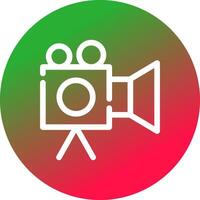 video camera creatief icoon ontwerp vector