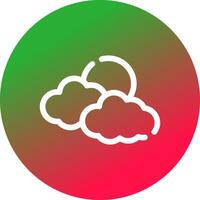 wolken creatief icoon ontwerp vector