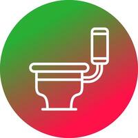 toilet creatief icoon ontwerp vector