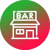 bar creatief icoon ontwerp vector