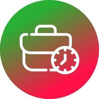 bedrijf tijd creatief icoon ontwerp vector