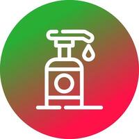 shampoo creatief icoon ontwerp vector