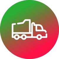 vrachtauto creatief icoon ontwerp vector