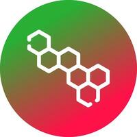 molecuul creatief icoon ontwerp vector