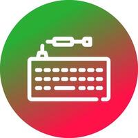 toetsenbord creatief icoon ontwerp vector