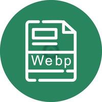 webp creatief icoon ontwerp vector