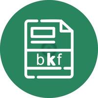 bkf creatief icoon ontwerp vector