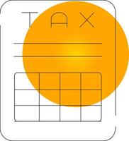 belasting voordelen creatief icoon ontwerp vector