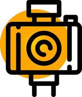 camera creatief icoon ontwerp vector